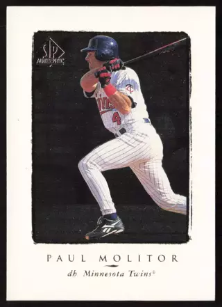 Paul Molitor - 1998 Upper Deck SP #125 - Hall of Famer - MINT