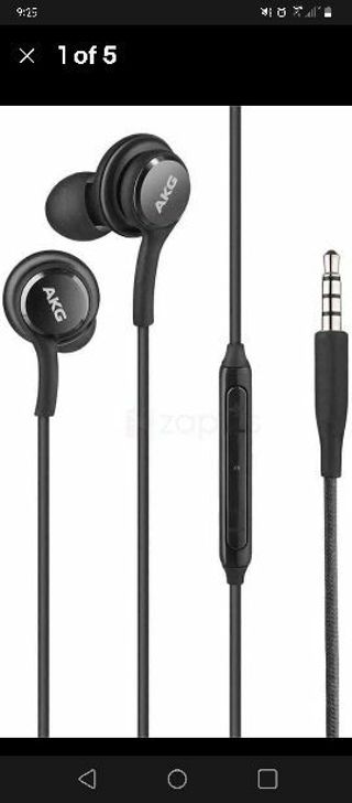 Lot of 3 NEW AKG Wired Headphones Grey EO-IG955 Audio Aux Plug