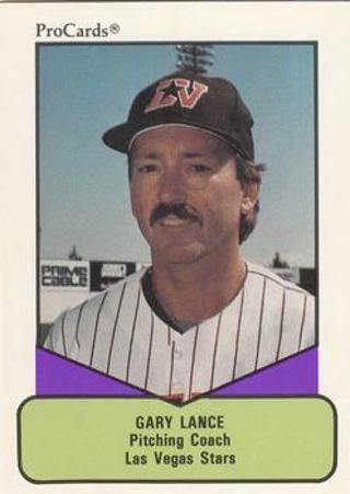 Gary Lance 1990 Pro Cards Las Vegas Stars