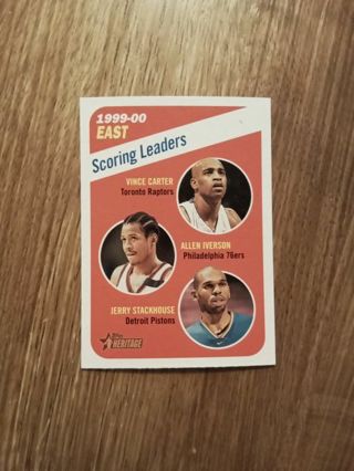 Topps- Carter/Iverson/Stackhouse