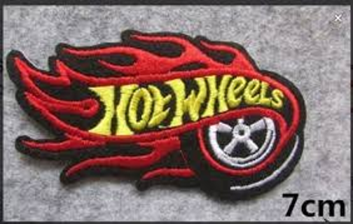 HOT WHEELS CARS LOGO IRON ON PATCH Applique Embroidered Badge Clothing Accessories FREE SHIPPING