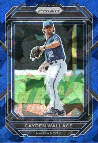 2023 Panini Prizm Cayden Wallace Blue Ice