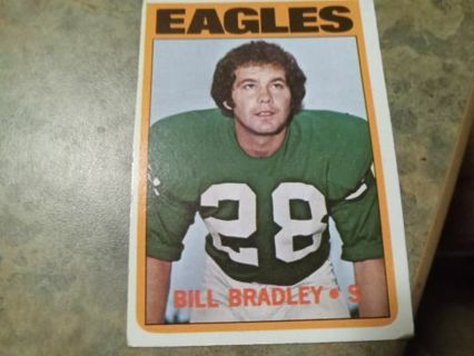 1972 TOPPS BILL BRADLEY PHILADELPHIA EAGLES FOOTBALL CARD# 45