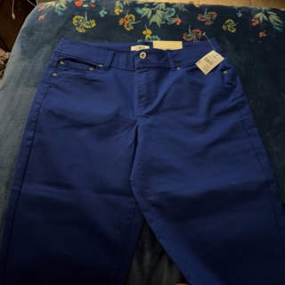 New Capri pants blue