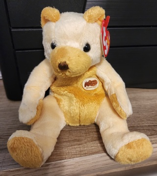 NEW - TY Beanie Baby Bear - "Cornbread"