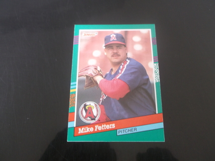 1991 Donruss  series two  Mike Fetters   card  #  565  California Angels 