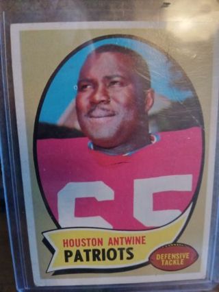 1970 T.C.G. HOUSTON ANTWINE NEW ENGLAND PATRIOTS FOOTBALL CARD# 255