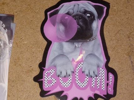 Cool big vinyl sticker no refunds regular mail only Very nice quality!