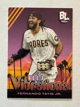 2024 Topps Big League Good Vibrations #GV33 Fernando Tatis Jr - San Diego Padres