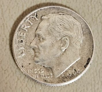 1964 D Roosevelt Silver Dime