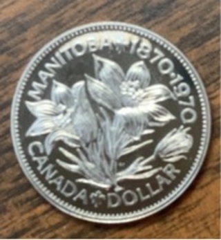 Canada Manitoba dollar, proof-like 