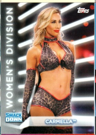 2021 Topps WWE Carmella Womens Division Roster Insert R-19