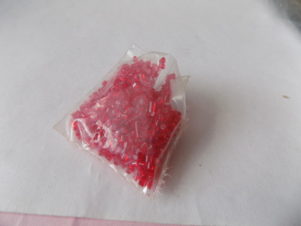 small baggie red cooking crystals for crafts