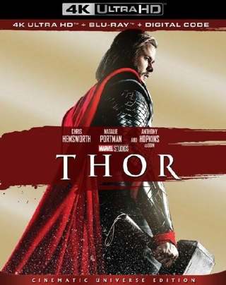 Thor (Digital 4K UHD Download Code Only) *Marvel Comics* *Chris Hemsworth* *Tom Hiddleston*