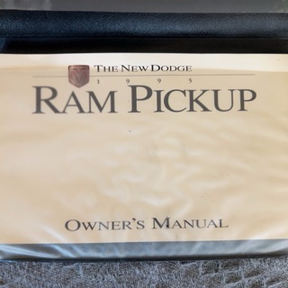 1995 Ram Pickup Owners Manual