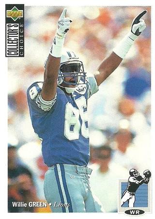 Tradingcard - 1994 Collector's Choice #329 - Willie Green - Detroit Lions