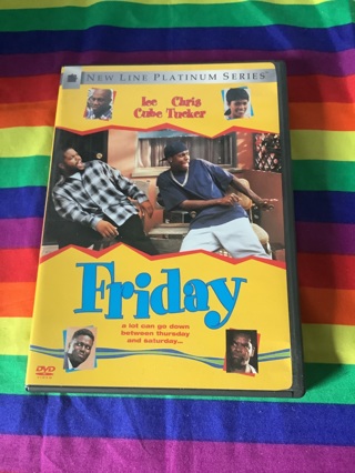 Friday DVD Excellent Condition Ice Cube Chris Tucker