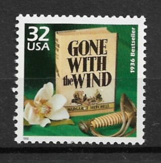 1998 Sc3185i Celebrate the Century: 1930's Gone with the Wind MNH