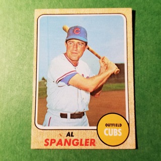 1968 - TOPPS BASEBALL CARD NO. 451 - AL SPANGLER - CUBS