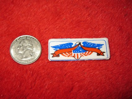 1970's American USA Refrigerator Magnet: Eagle with Banner