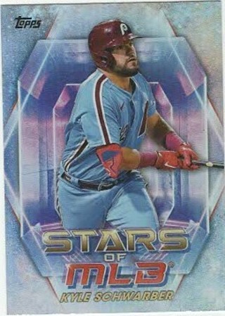 2023 Stars of MLB Insert Kyle Schwarber Philadelphia Phillies #SMLB-53!