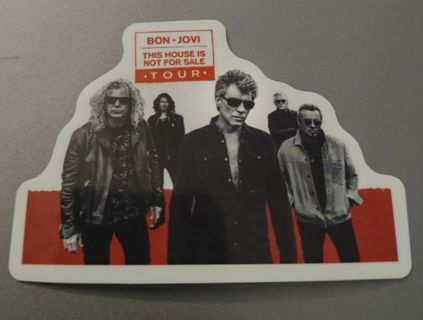 Bon Jovi band sticker this house is not for sale tour for PS4 Xbox One laptop