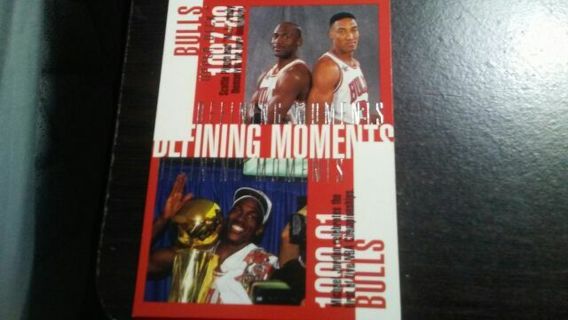 1998 UPPER DECK DEFINING MOMENTS MICHAEL JORDAN CHICAGO BULLS BASKETBALL CARD# 334