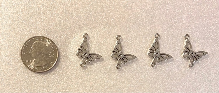4 pc butterflies