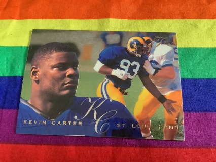 LAST RELIST Kevin Carter St Louis Rams Flair 95 Fleer 1995 Rare Football Card #173