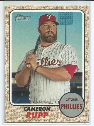 2017 Topps Heritage High Number Cameron Rupp #533 Phillies