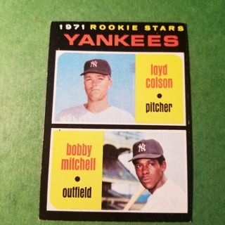 1971 Topps Vintage Baseball Card # 111 - 1971 ROOKIE STARS - YANKEES - EXMT/NRMT 