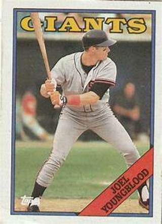 Joel Youngblood 1988 Topps San Francisco Giants