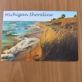 Michigan Shoreline Post Card 