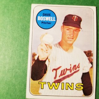 1969 - TOPPS BASEBALL CARD NO. 459 - DAVE BOSWELL - TWINS