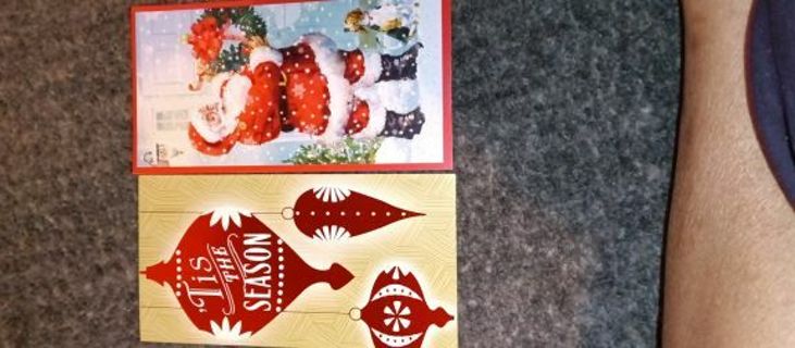 Two Christmas cards