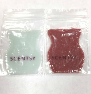 Scentsy Felt Wax Samples ~ Just Breathe, Wild Cherry & Sakura