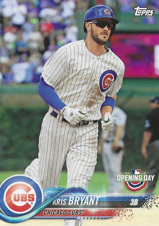 2018 Topps Opening Day Chicago Cubs 2-Card Lot