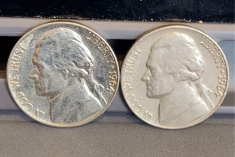 1964 Nickels (4) D&P mint