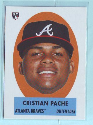 2021 Topps Archives Cristian Pache ROOKIE INSERT Baseball Card # 69PO-12 Braves
