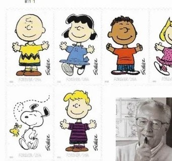 20 Forever Stamps, Peanuts. Full Sheet of 20, Great Smiles