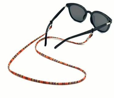 Orange Boho Glasses Anti Slip Cord Glasses Holder