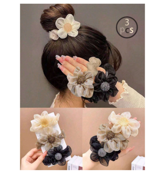 Girl's Floral Hair Accessories Set