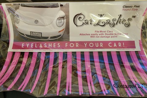 NEW - Car Lashes - Fits most cars!  - Pink Lashes