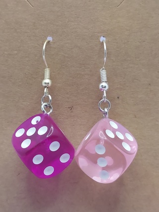 5 Dice Earrings Choice One