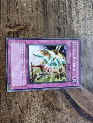 Yu-Gi-Oh Card Astral Barrier 1st Edition