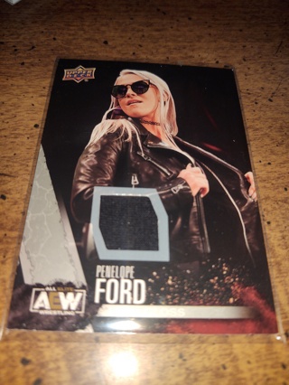 2021 upper Deck wrestling aew Penelope Ford  shirt memorabilia 