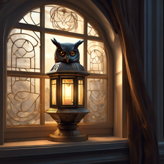 Listia Digital Collectible: Owl Lantern