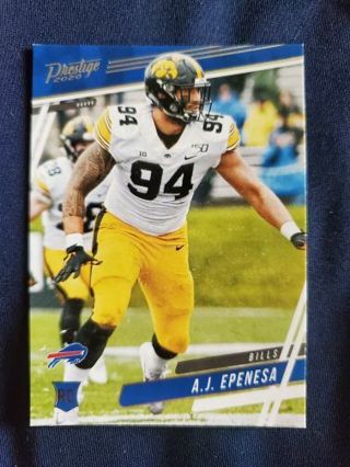 2020 Panini Prestige Rookie A.J. Epenesa