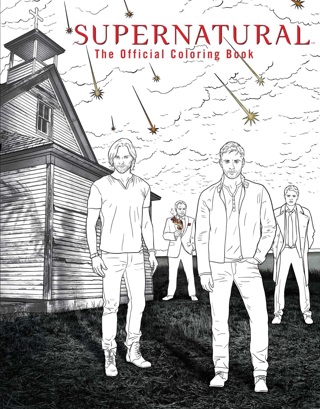 [NEW] Supernatural The Official Coloring Book FREE SHIPPING