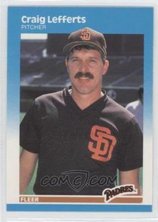 Craig Lefferts 1987 Fleer San Diego Padres